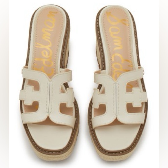 Sam Edelman • Laine Leather Wedge Sandals • Women’s Size 9